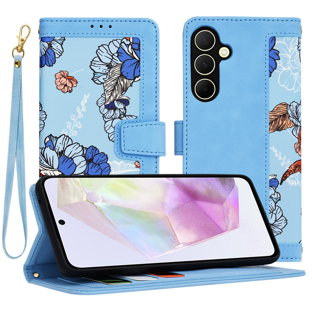 Techsuit FlipCraft – puzdro na Samsung Galaxy A35 5G – Vibrant Blue KF2328688