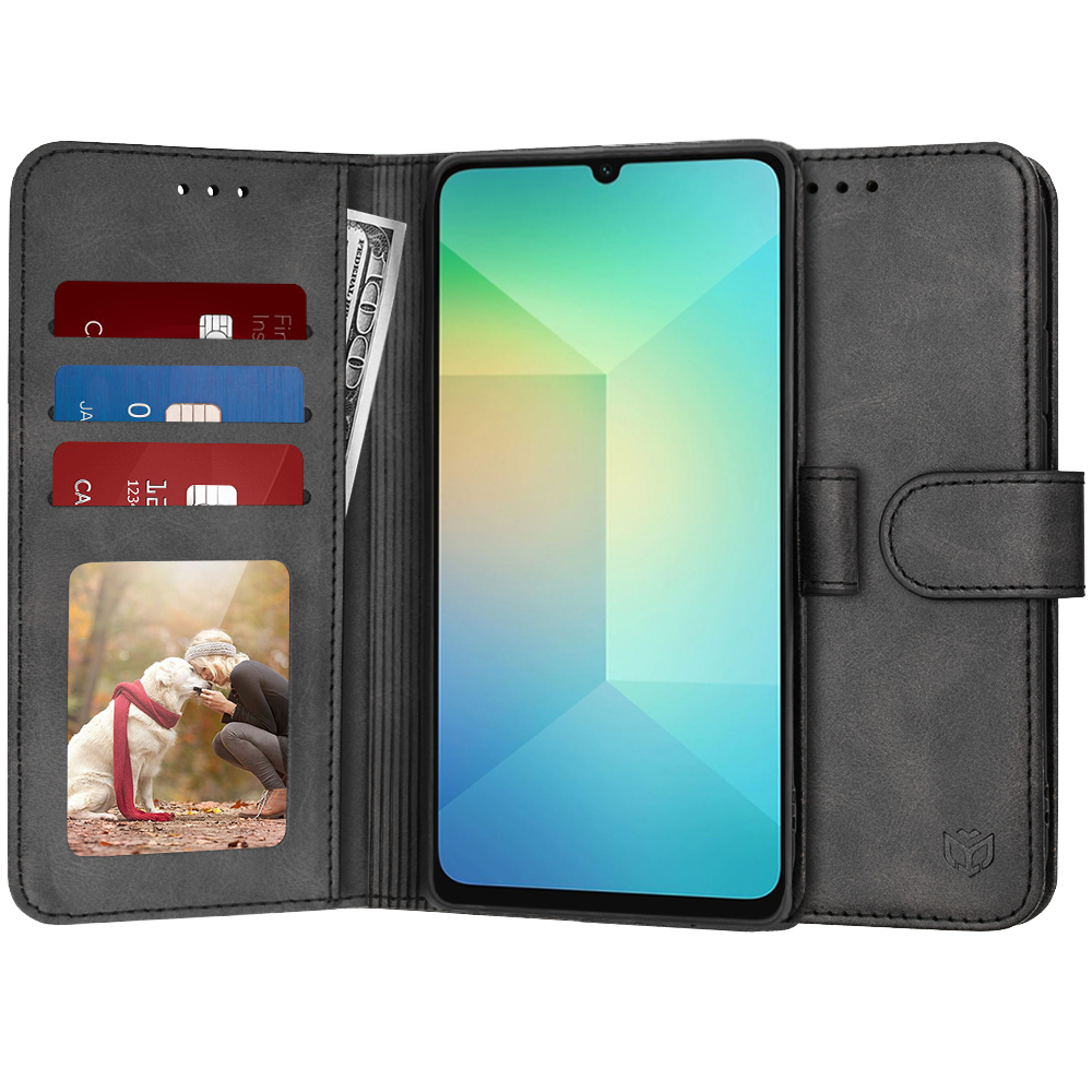 Techsuit Diary Book – puzdro na Samsung Galaxy A06 – čierny KF2335814