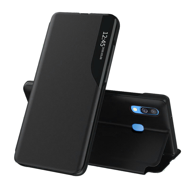 Techsuit eFold Series – puzdro na Samsung Galaxy A40 – čierny KF2344980