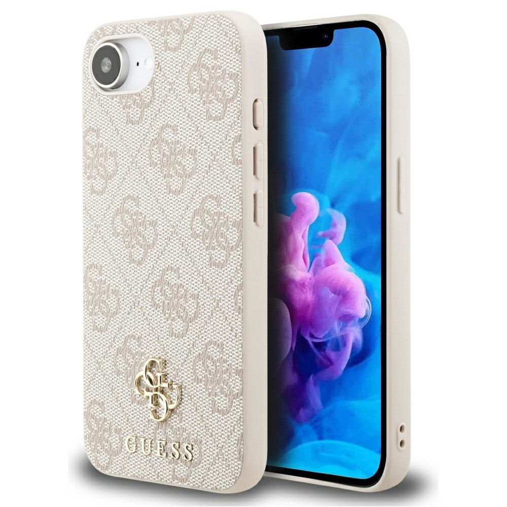 Guess Hardcase 4G Classic MagSafe kryt na iPhone 16e – ružový KF2347187