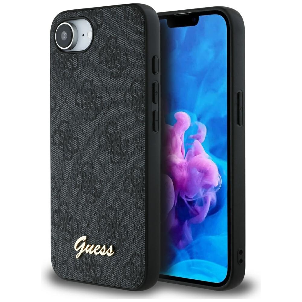 Guess Hardcase 4G Script Logo kryt na iPhone 16e – čierny KF2347202