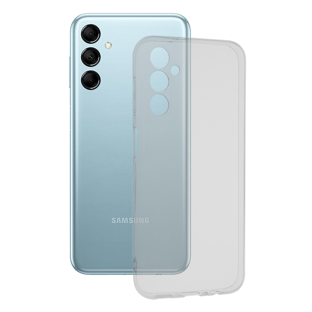 Techsuit Clear Silicone silikónový obal pre Samsung Galaxy M14 – priehľadný KF2312562