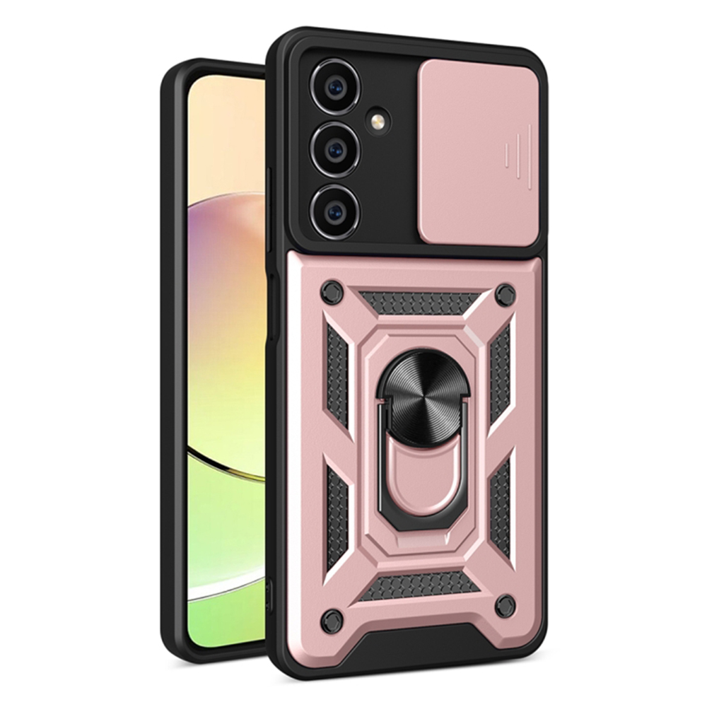 Techsuit CamShield Series ochranný obal pre Samsung Galaxy M15 – ružovozlatý KF2327571
