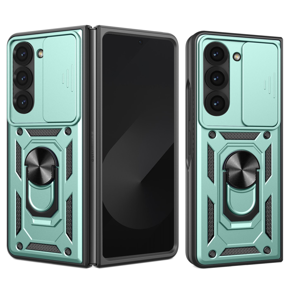 Techsuit CamShield Series ochranný obal pre Samsung Galaxy Z Fold6 – zelený KF2327606