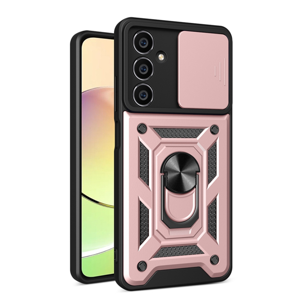 Techsuit CamShield Series ochranný obal pre Samsung Galaxy M55 – ružovozlatý KF2327685