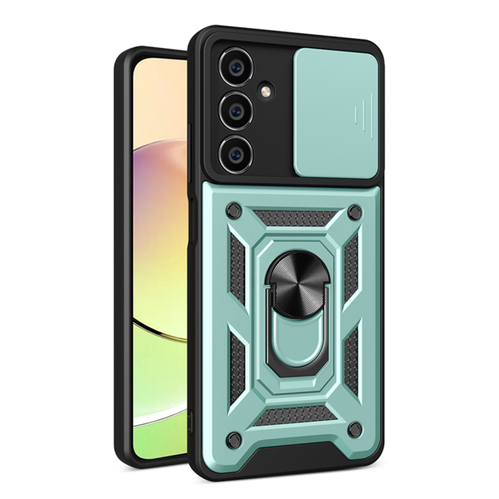 Techsuit CamShield Series ochranný obal pre Samsung Galaxy M55 – zelený KF2327686