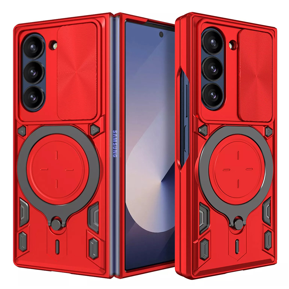 Techsuit CamGuard Pro ochranný obal pre Samsung Galaxy Z Fold6 – červené KF2331692