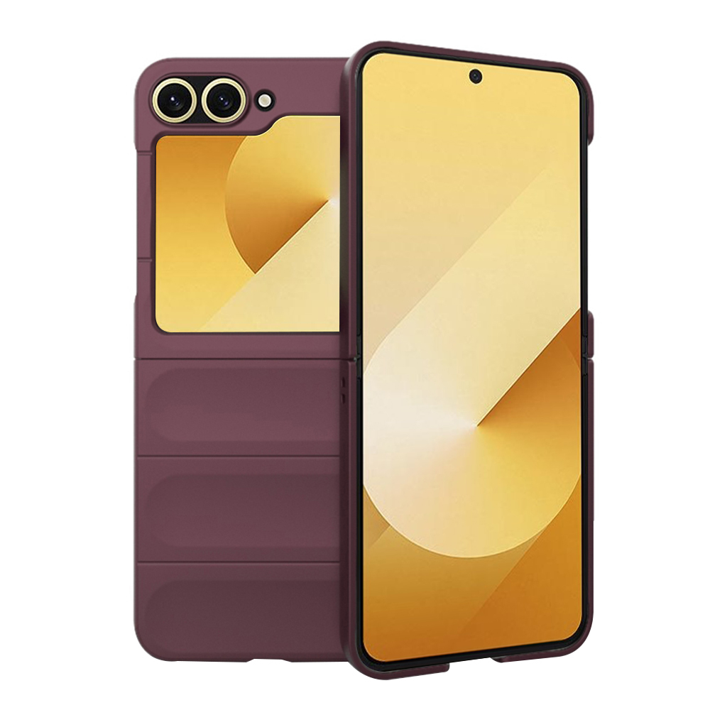 Techsuit Magic Shield ochranný obal pre Samsung Galaxy Z Flip6 – bordový KF2335321