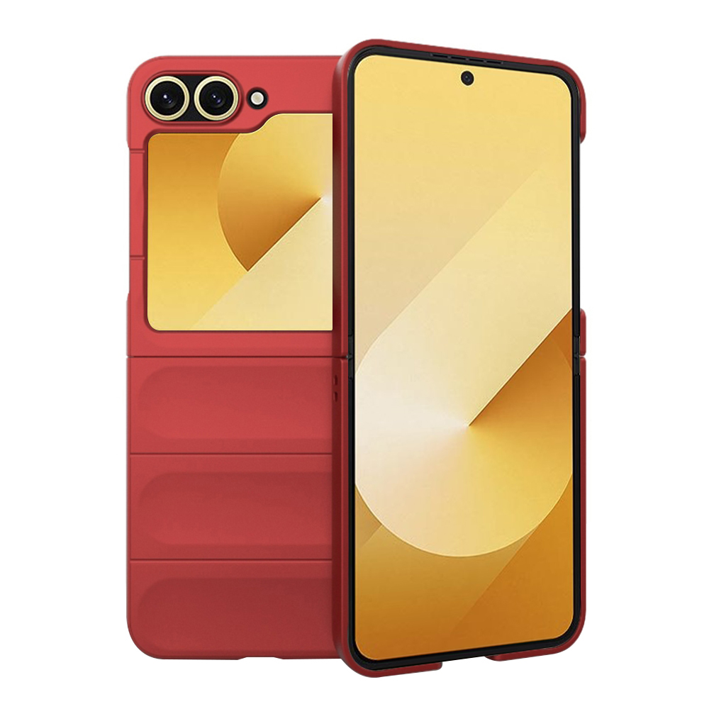 Techsuit Magic Shield ochranný obal pre Samsung Galaxy Z Flip6 – červený KF2335319