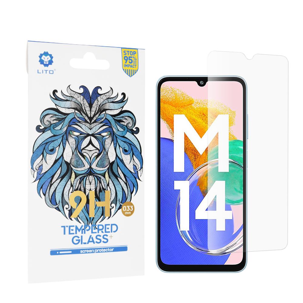 Lito 2.5D Classic Glass ochranné sklo pre Samsung Galaxy M14 – číre KF2337315