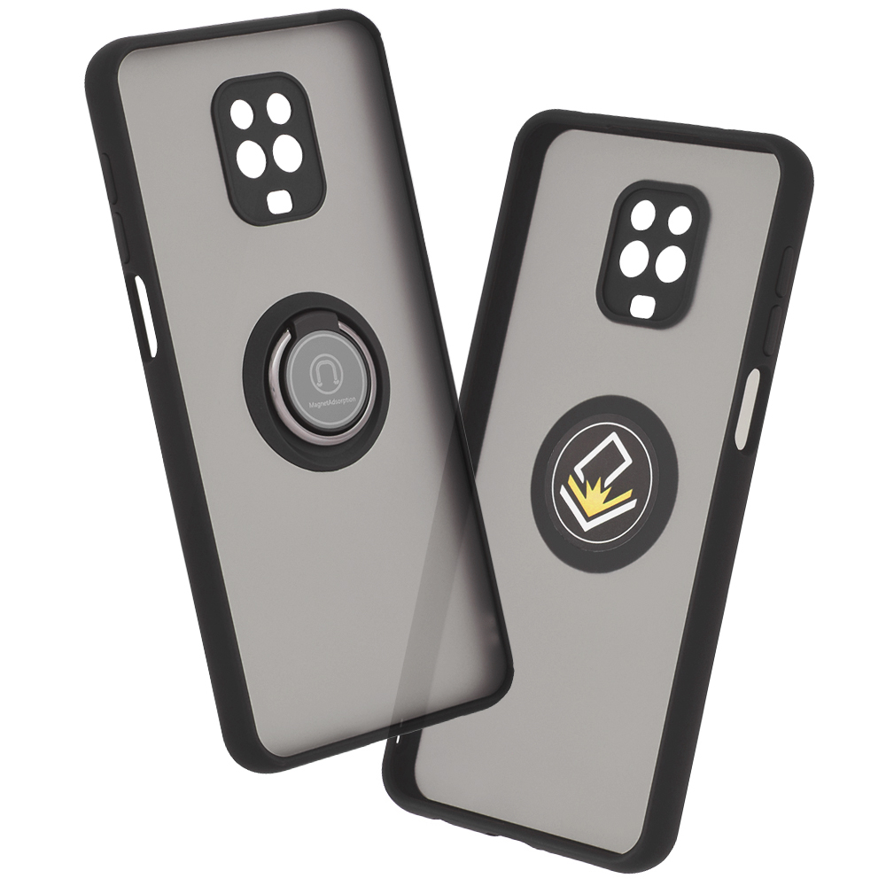 Techsuit - Glinth - Xiaomi Redmi Note 9S / Note 9 Pro / Note 9 Pro Max - Black KF23597