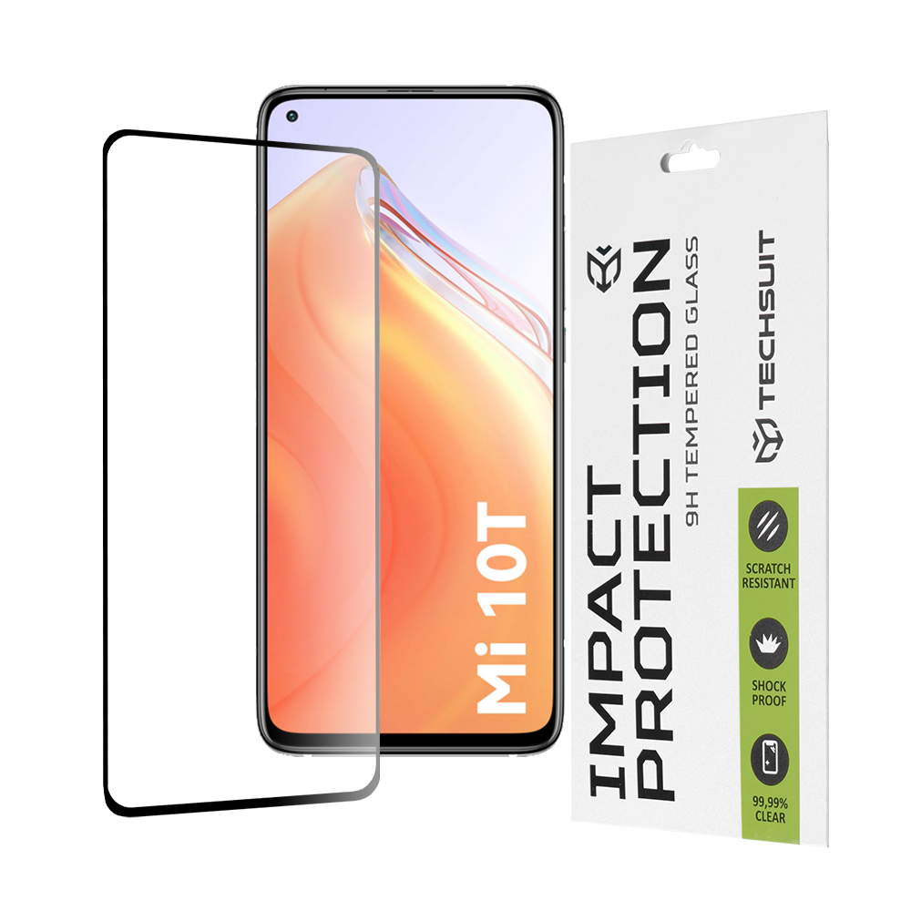 Techsuit - 111D Full Cover / Full Glue Glass - Xiaomi Mi 10T 5G / Mi 10T Pro 5G - Black KF235641