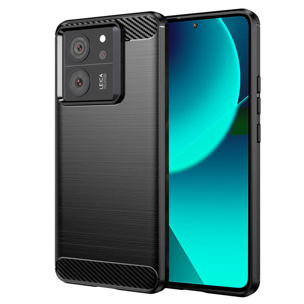 Techsuit - Carbon Silicone - Xiaomi 13T / 13T Pro - Black KF2314833