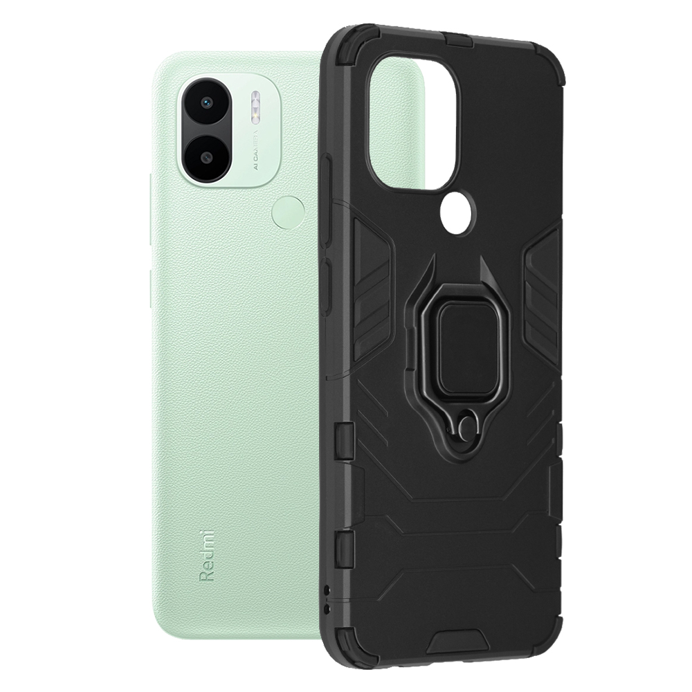 Techsuit - Silicone Shield - Xiaomi Redmi A1+ / A2+ - Black KF2315660