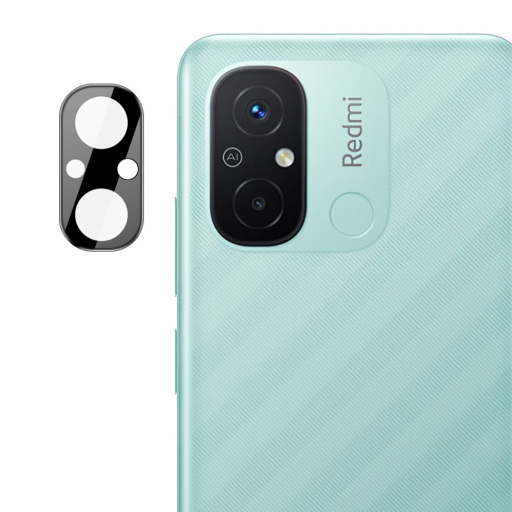 Techsuit - Full Camera Glass - Xiaomi Redmi 12C - Black KF2315675
