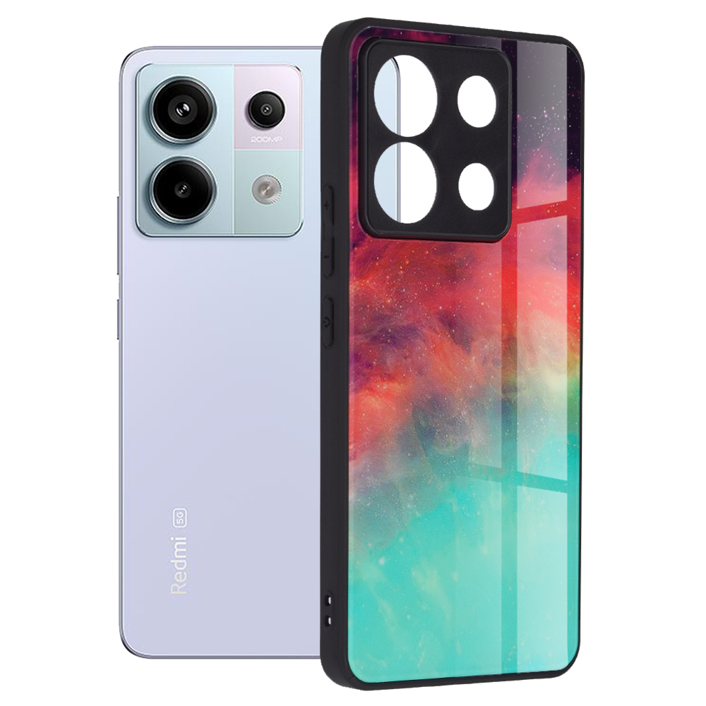 Techsuit - Glaze Series - Xiaomi Redmi Note 13 Pro 5G / Poco X6 - Fiery Ocean KF2317129