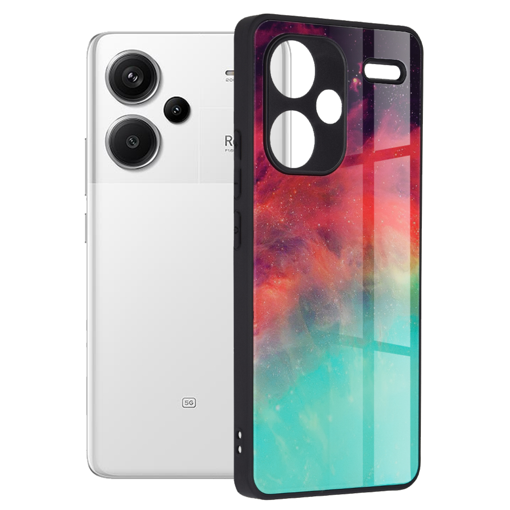 Techsuit - Glaze Series - Xiaomi Redmi Note 13 Pro+ 5G - Fiery Ocean KF2317133