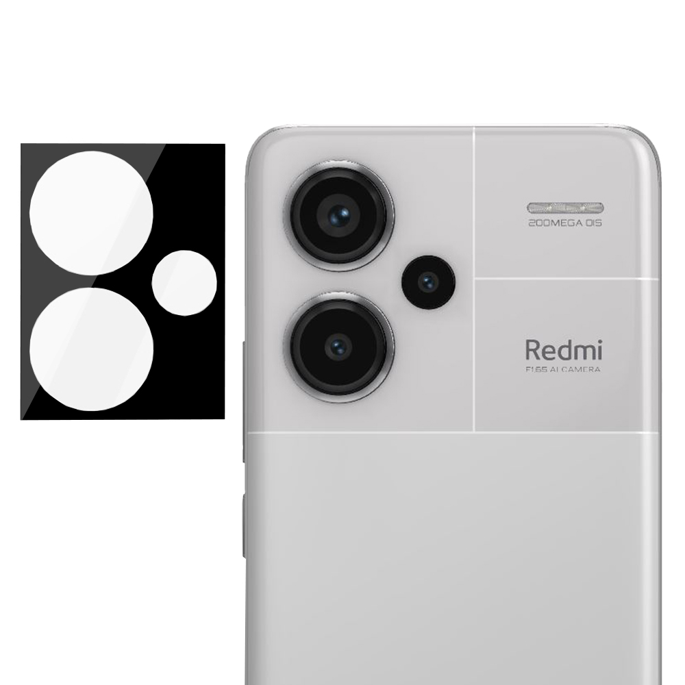 Techsuit - Full Camera Glass - Xiaomi Redmi Note 13 Pro+ 5G - Black KF2317169