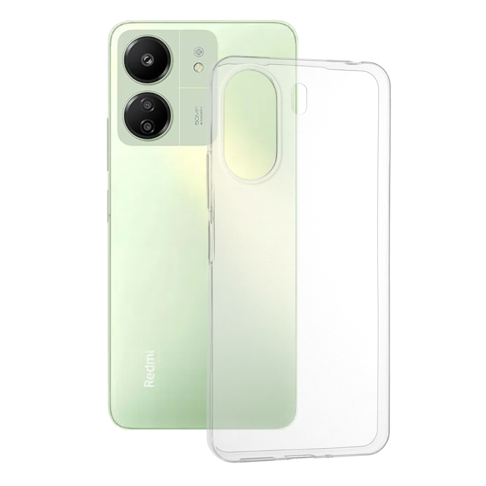 Techsuit - Clear Silicone [Camera Protection] - Xiaomi Redmi 13C 4G / Poco C65 - Transparent KF2317536