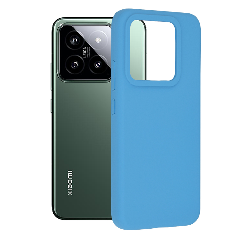 Techsuit - Soft Edge Silicone - Xiaomi 14 - Denim Blue KF2317597