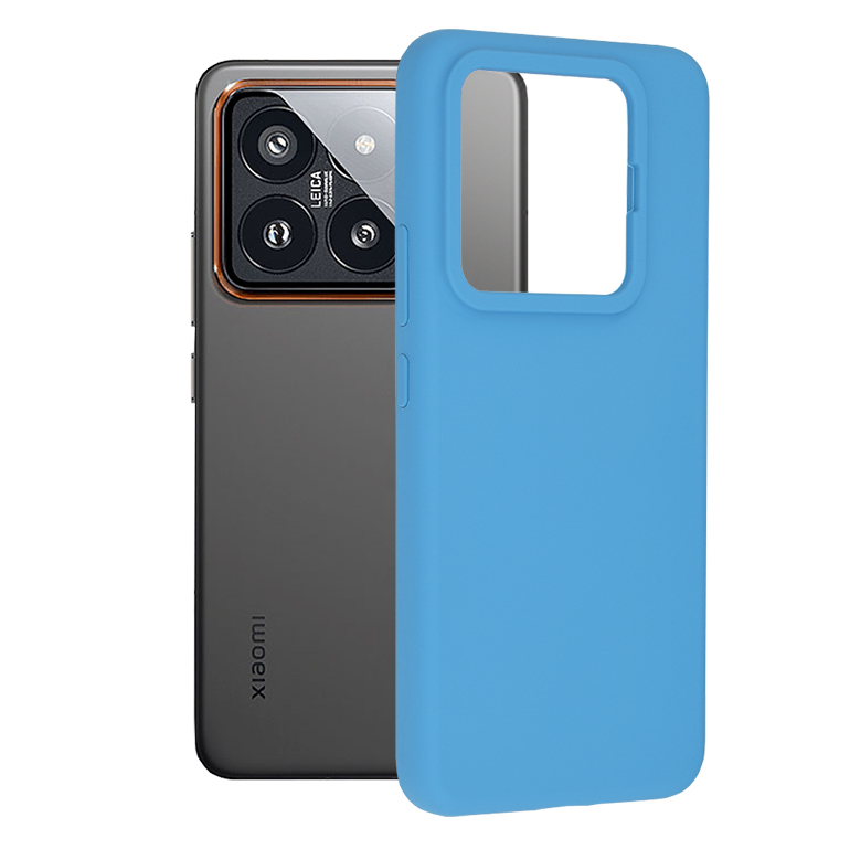 Techsuit - Soft Edge Silicone - Xiaomi 14 Pro - Denim Blue KF2317601