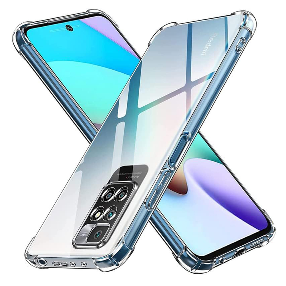 Techsuit - Shockproof Clear Silicone - Xiaomi Redmi 10 / Redmi 10 2022 - Clear KF2317900