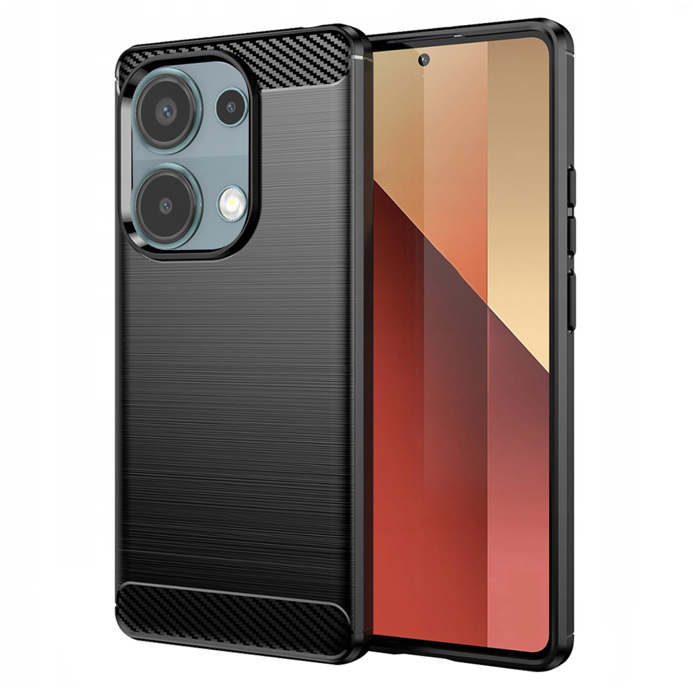 Techsuit - Carbon Silicone - Xiaomi Redmi Note 13 Pro 4G / Poco M6 Pro 4G - Black KF2318731