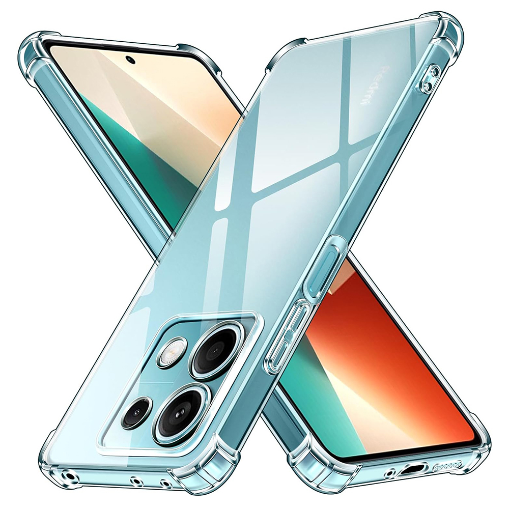 Techsuit - Shockproof Clear Silicone - Xiaomi Redmi Note 13 Pro 4G / Poco M6 Pro 4G - Clear KF2318733