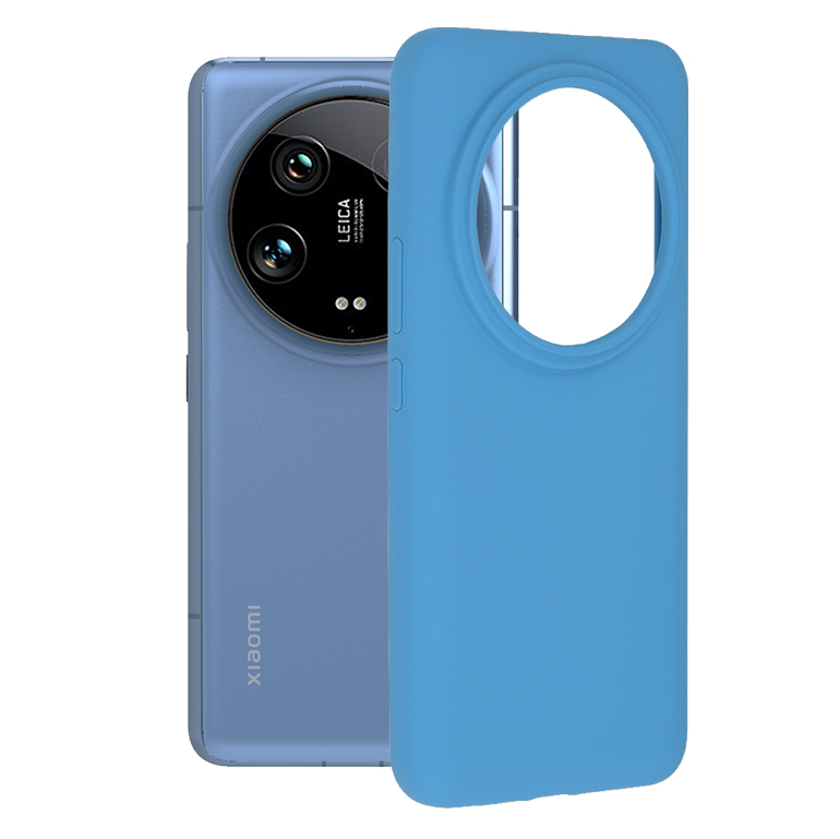 Techsuit - Soft Edge Silicone - Xiaomi 14 Ultra - Denim Blue KF2320330