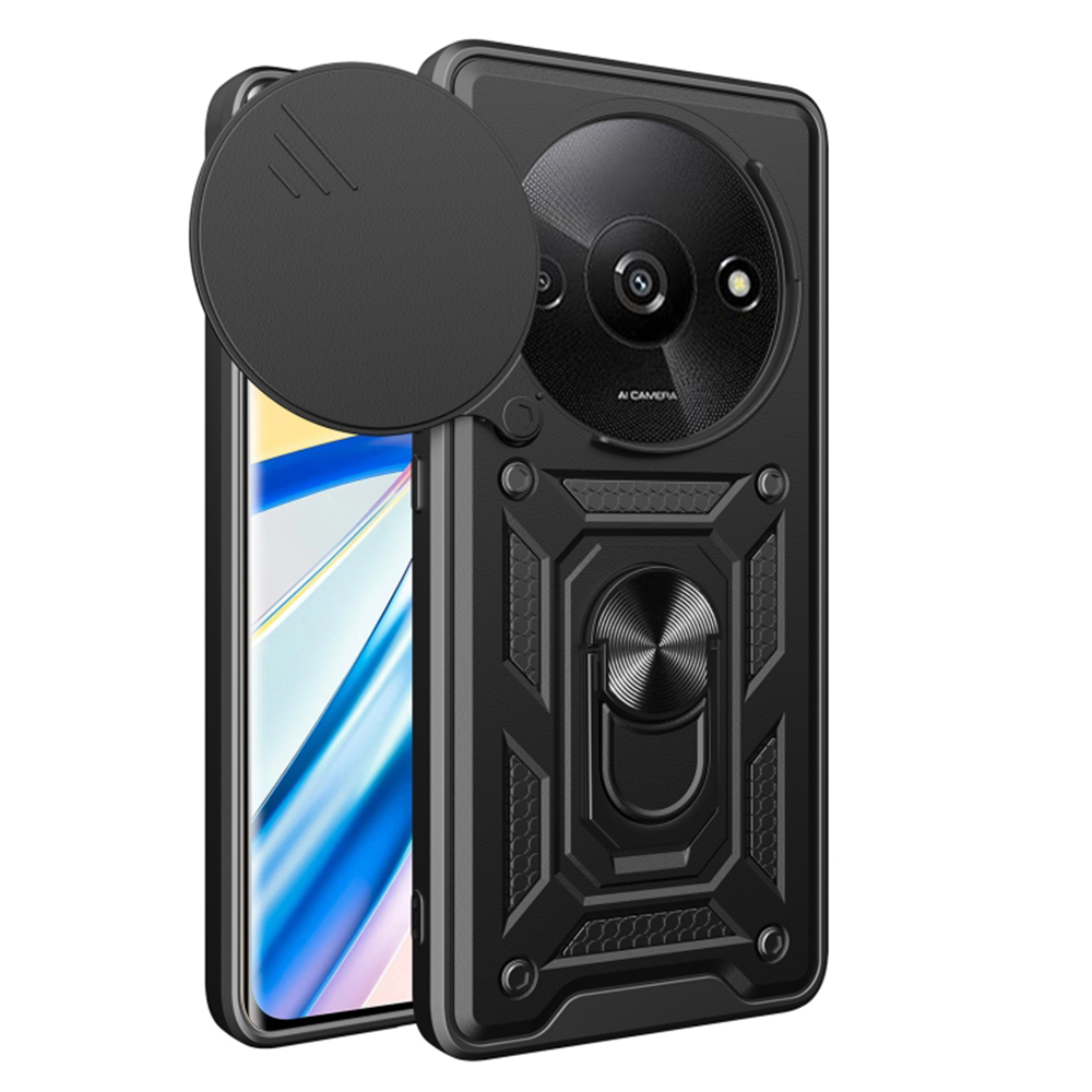 Techsuit - CamShield Series - Xiaomi Redmi A3 / Redmi A3x - Black KF2320119