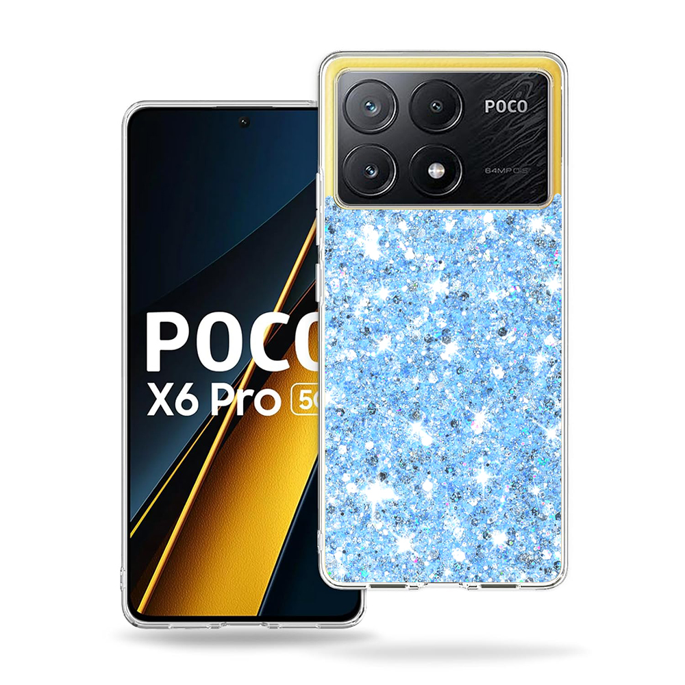 Techsuit - Sparkly Glitter - Xiaomi Poco X6 Pro - Blue KF2324094