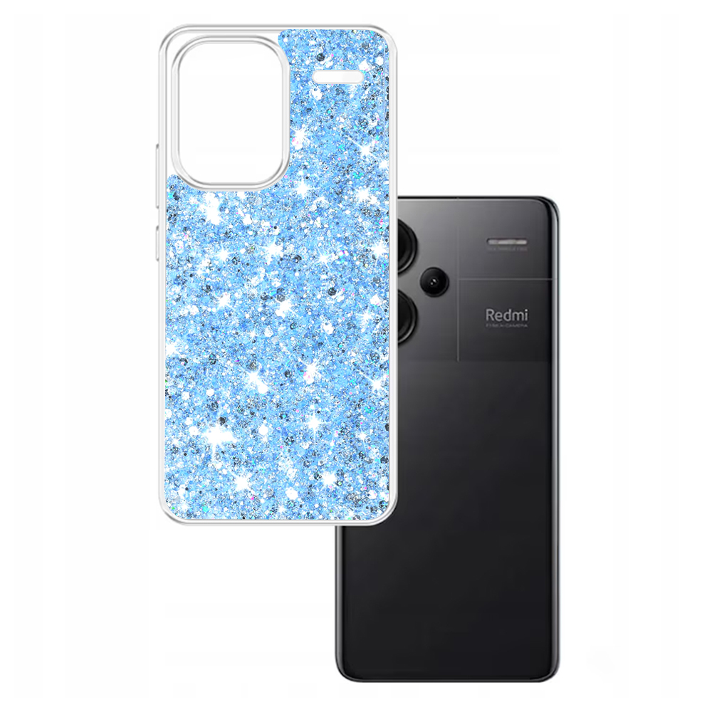 Techsuit - Sparkly Glitter - Xiaomi Redmi Note 13 Pro+ 5G - Blue KF2324134