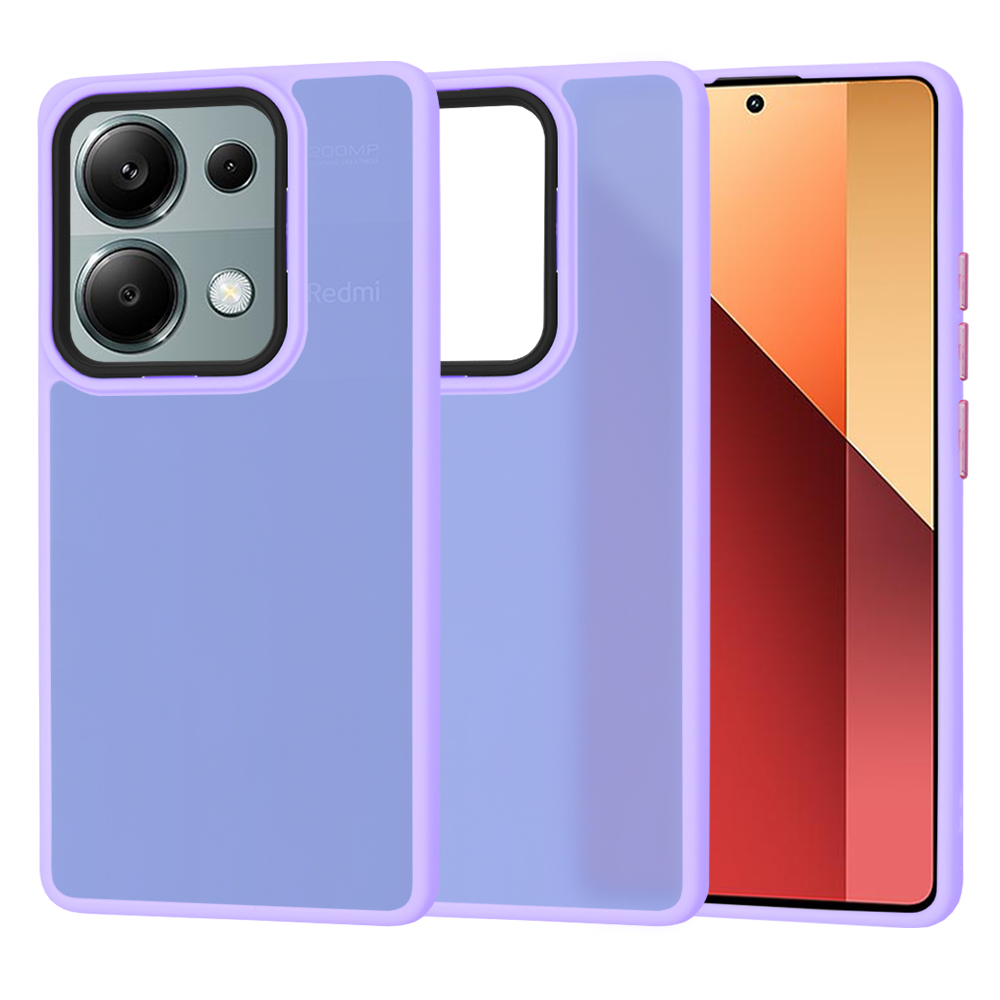 Techsuit - HaloFrost Series - Xiaomi Redmi Note 13 Pro 4G / Poco M6 Pro 4G - Light Purple KF2325585