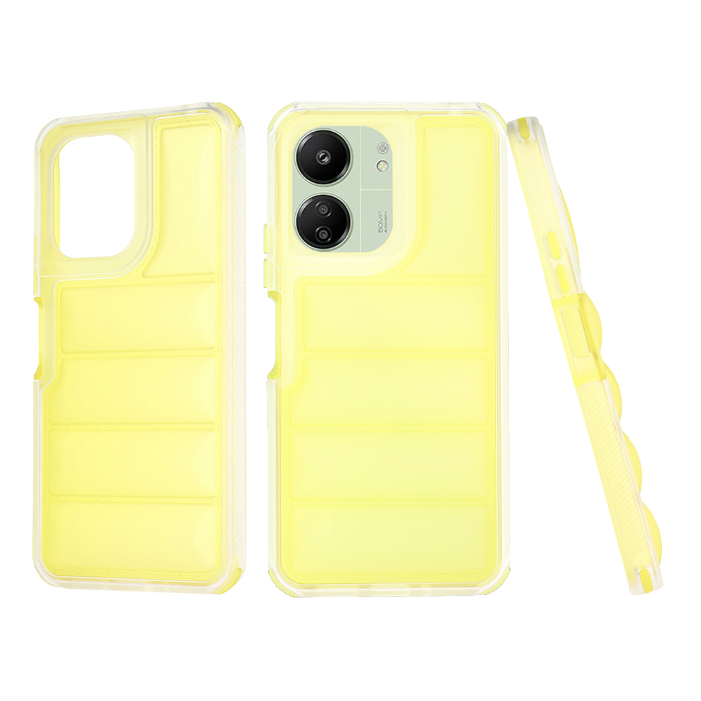Techsuit - Wave Shield - Xiaomi Redmi 13C 4G / Redmi 13C 5G / Poco C65 - Yellow KF2325877