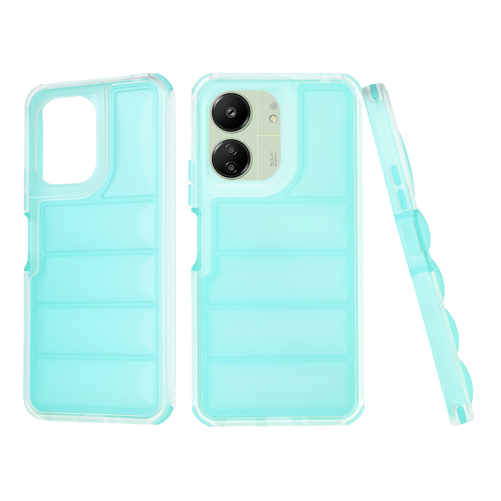 Techsuit - Wave Shield - Xiaomi Redmi 13C 4G / Redmi 13C 5G / Poco C65 - Turquoise KF2325879
