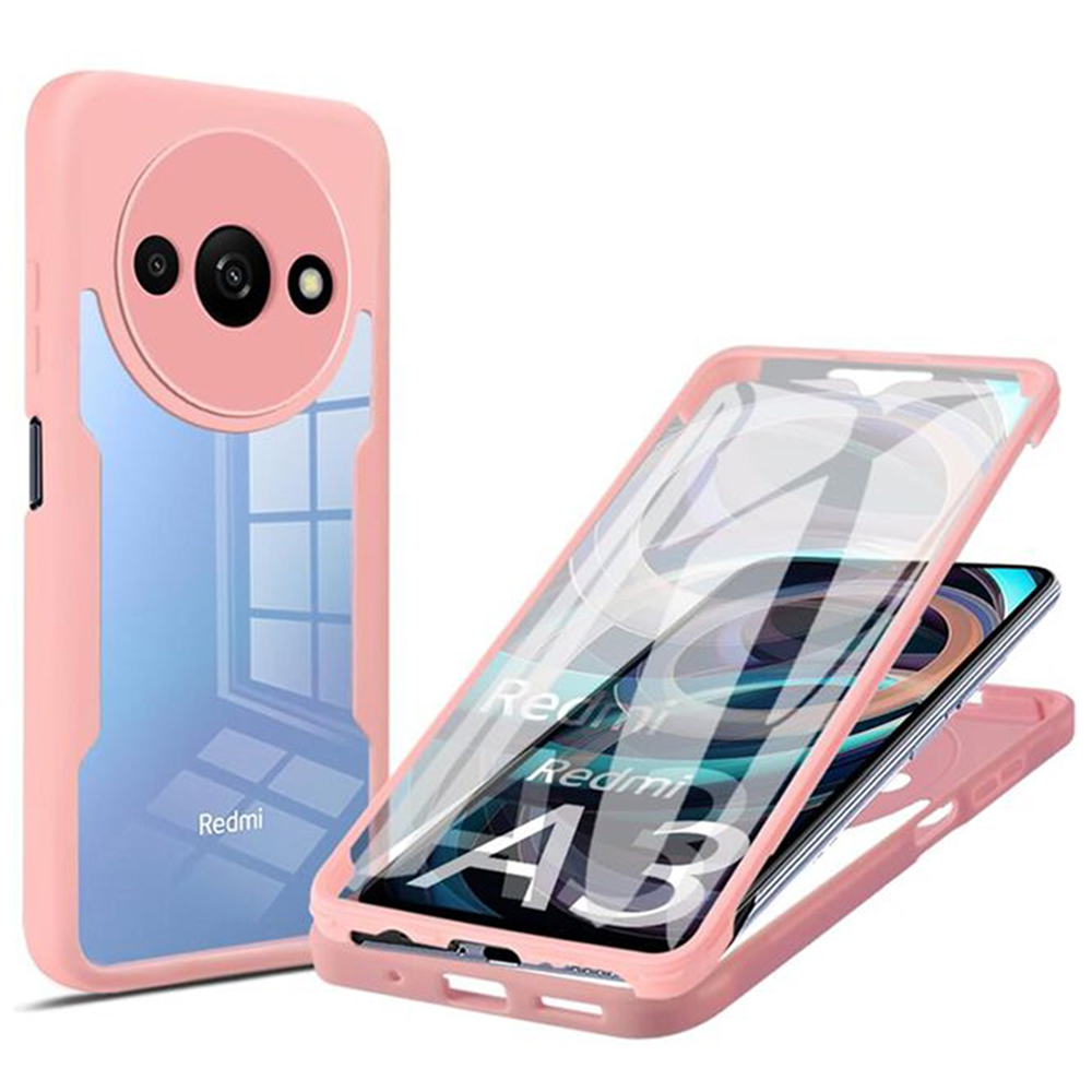 Techsuit - ColorVerse 360 Series + Screen Protector - Xiaomi Redmi A3 / Redmi A3x - Pink KF2326878