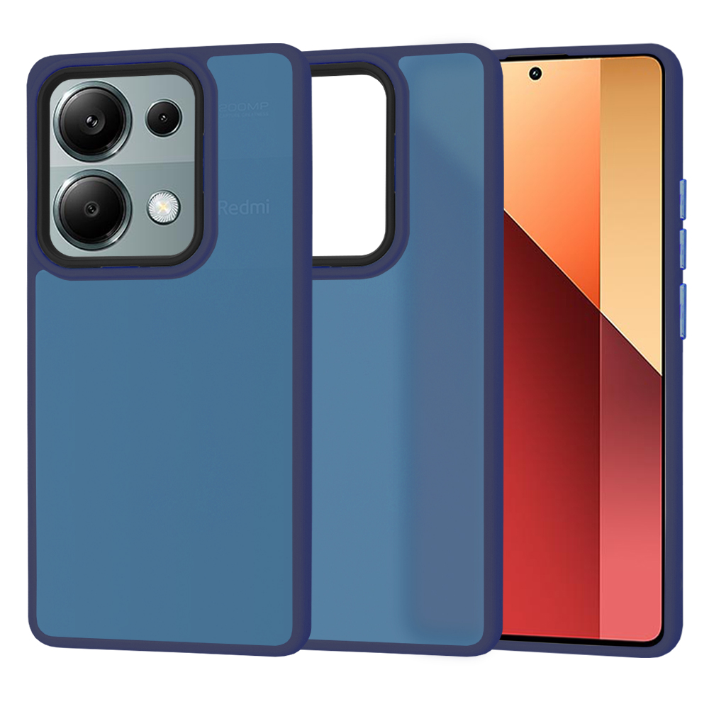 Techsuit - HaloFrost Series - Xiaomi Redmi Note 13 Pro 4G / Poco M6 Pro 4G- Deep Blue KF2327154