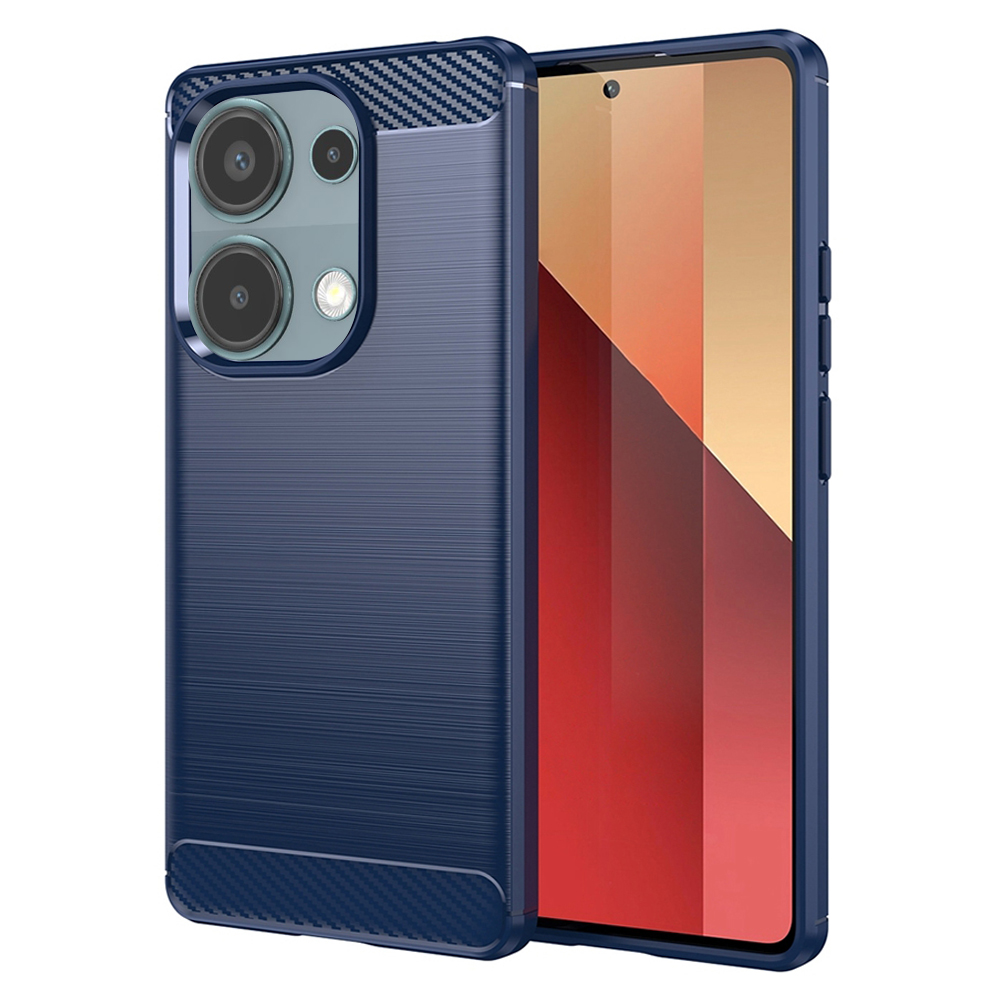 Techsuit - Carbon Silicone - Xiaomi Redmi Note 13 Pro 4G / Poco M6 Pro 4G - Blue KF2328032