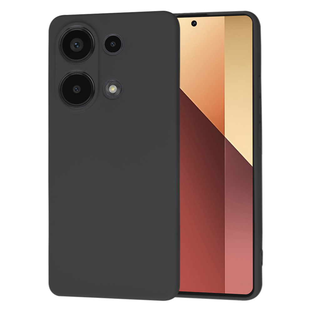Techsuit - SoftFlex - Xiaomi Redmi Note 13 Pro 4G / Poco M6 Pro 4G - Black KF2328903