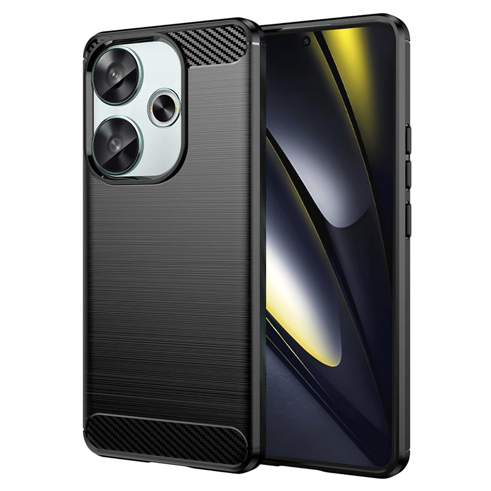 Techsuit - Carbon Silicone - Xiaomi Poco F6 - Black KF2330997