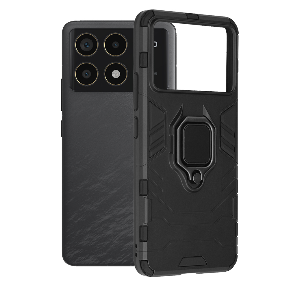 Techsuit - Silicone Shield - Xiaomi Poco F6 Pro - Black KF2331009