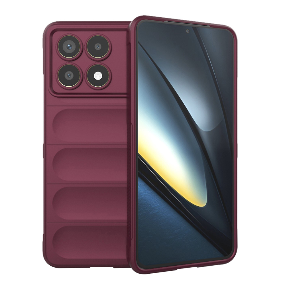 Techsuit - Magic Shield - Xiaomi Poco F6 Pro - Bordeaux KF2331060