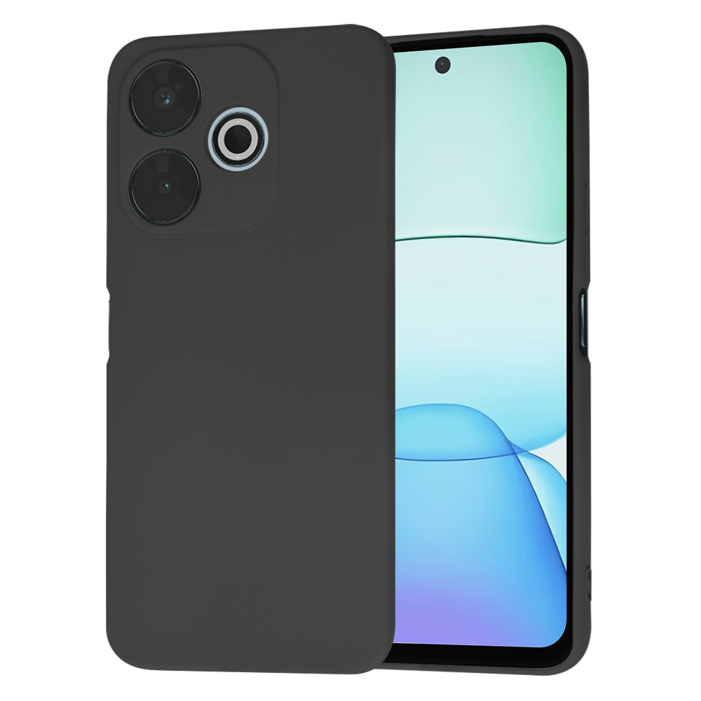 Techsuit - SoftFlex - Xiaomi Redmi 13 / Poco M6 4G - Black KF2331934