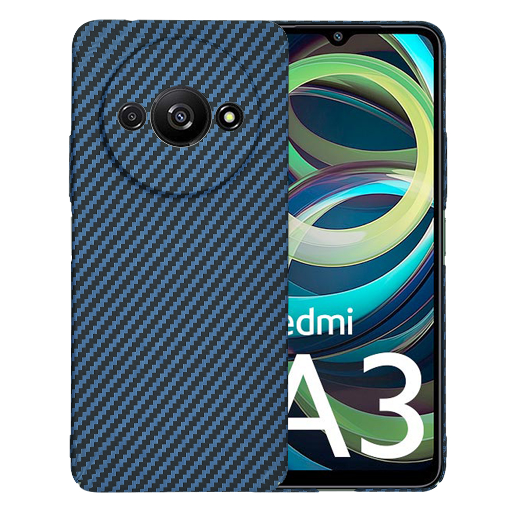 Techsuit - Carbonite FiberShell - Xiaomi Redmi A3 / Redmi A3x - Cyan KF2332877