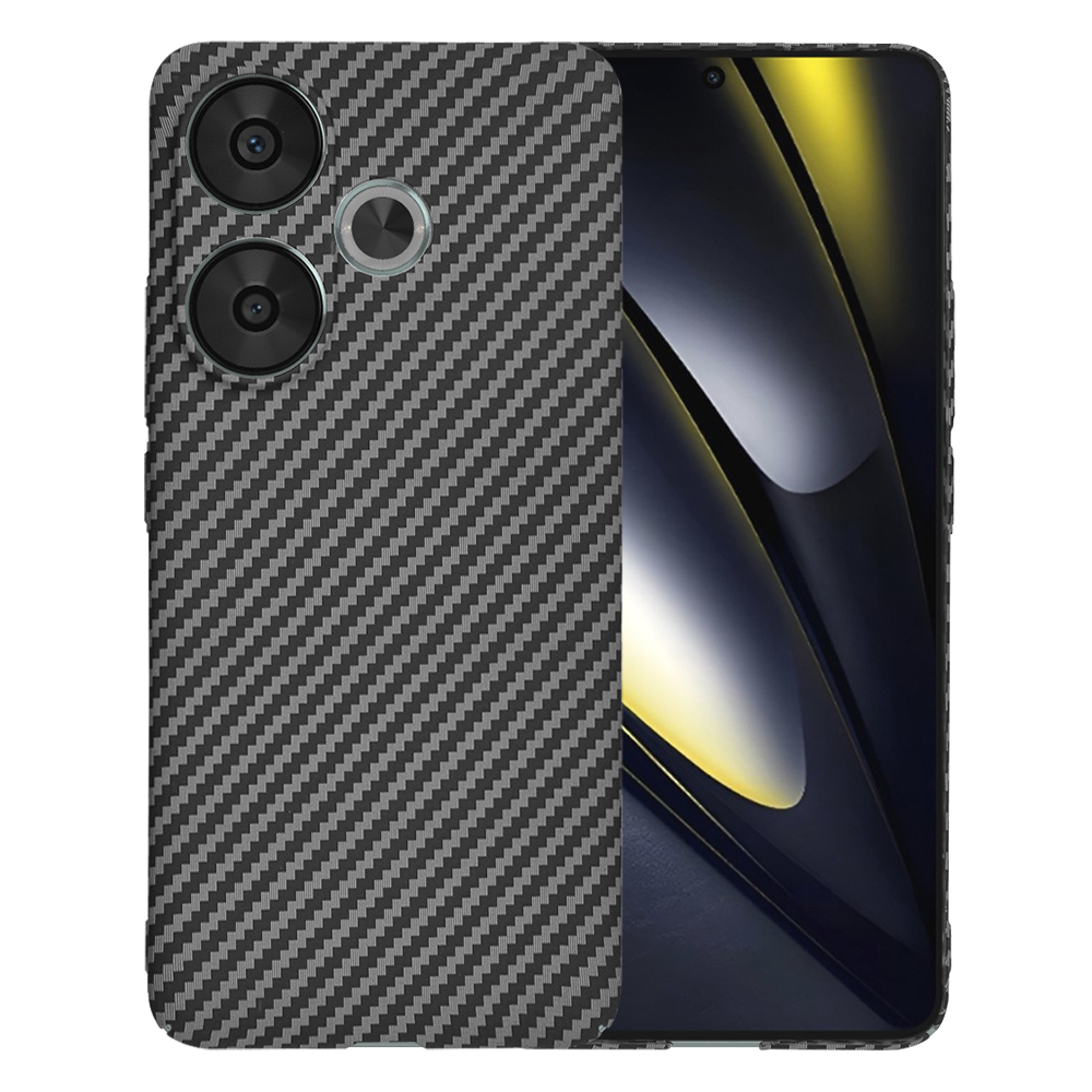 Techsuit - Carbonite FiberShell - Xiaomi Poco F6 - Black KF2332953