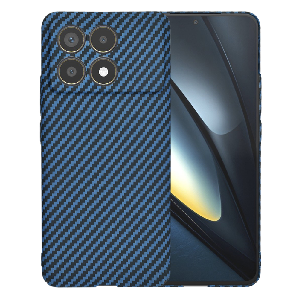 Techsuit - Carbonite FiberShell - Xiaomi Poco F6 Pro - Cyan KF2332958