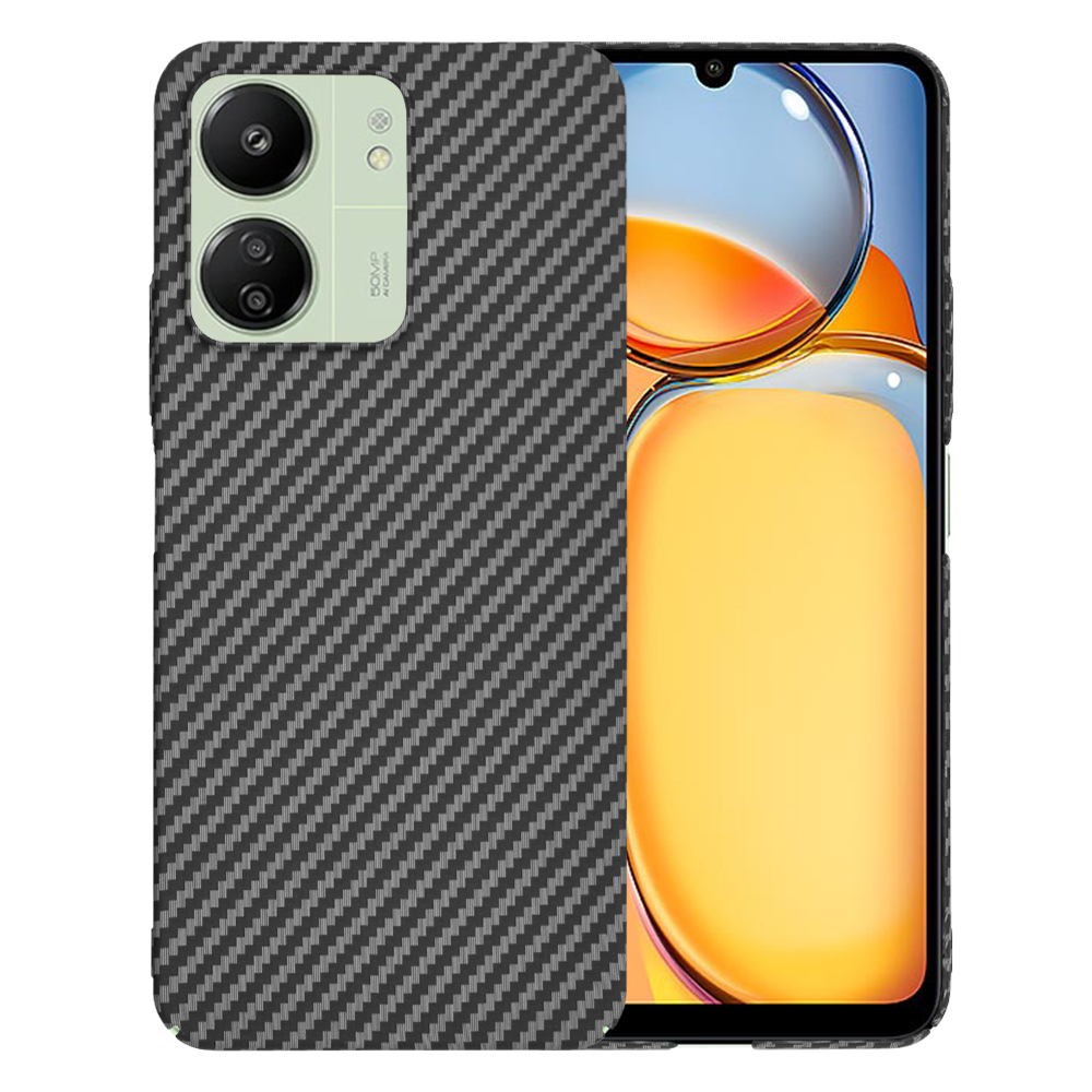 Techsuit - Carbonite FiberShell - Xiaomi Redmi 13C 4G / Redmi 13C 5G / Poco C65 - Black KF2333803