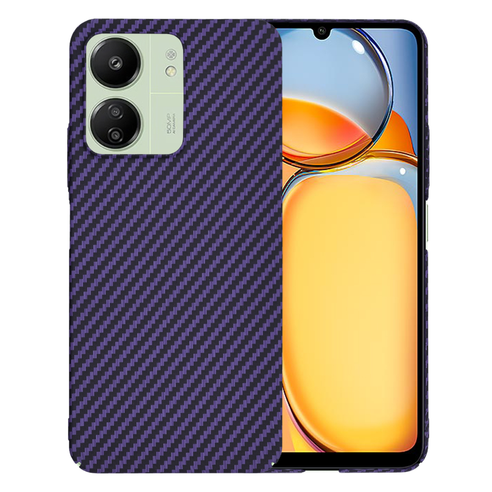 Techsuit - Carbonite FiberShell - Xiaomi Redmi 13C 4G / Redmi 13C 5G / Poco C65 - Purple KF2333808