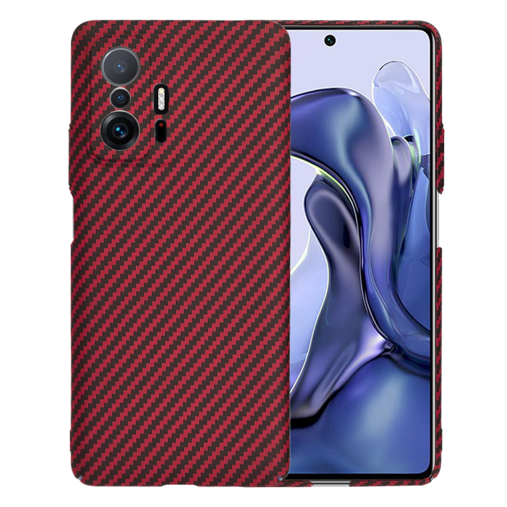 Techsuit - Carbonite FiberShell - Xiaomi 11T / 11T Pro - Red KF2334346