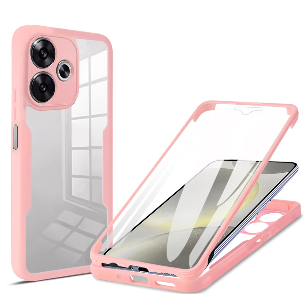 Techsuit - ColorVerse 360 Series + Screen Protector - Xiaomi Poco F6 - Pink KF2335060